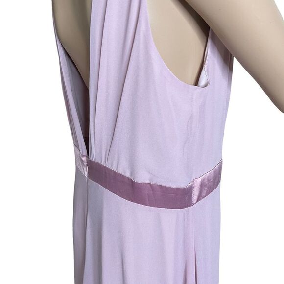 Lulus Evening Gown Low V-neck Back Mauve Color NWT Size XL - Picture 14 of 16